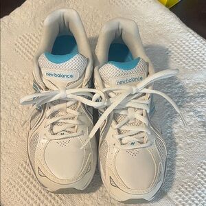 New Balance Women’s Sneakers in White and Teal